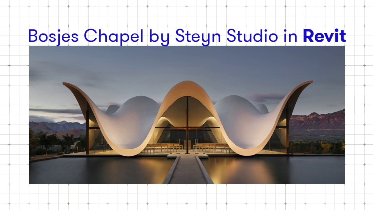 Bosjes Chapel by Steyn Studio in revit
