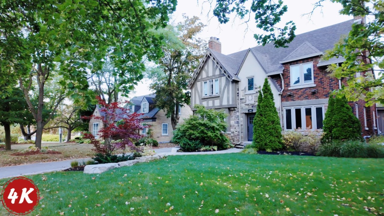 Before Sunrise: Peaceful Walk in an Old Neighborhood in Ontario, Canada