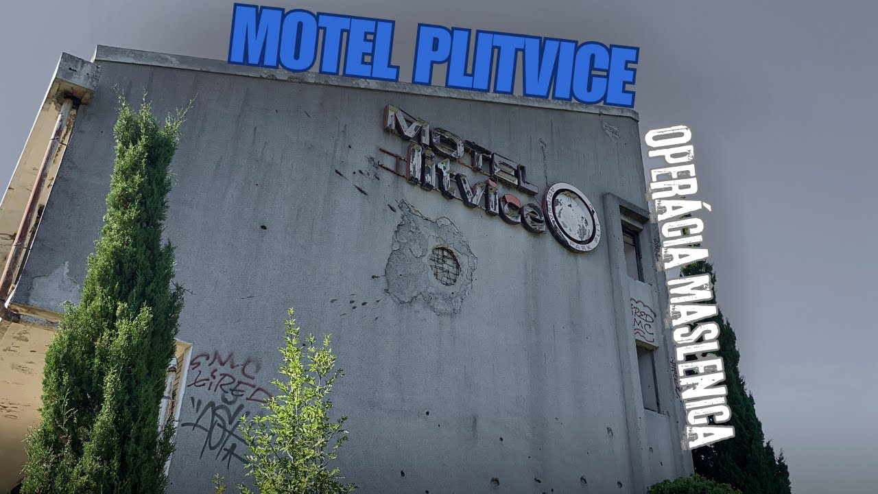 Vojnou zničený a rozstrieľaný motel Plitvice 🇭🇷 Operácia Maslenica 🇷🇸 URBEX