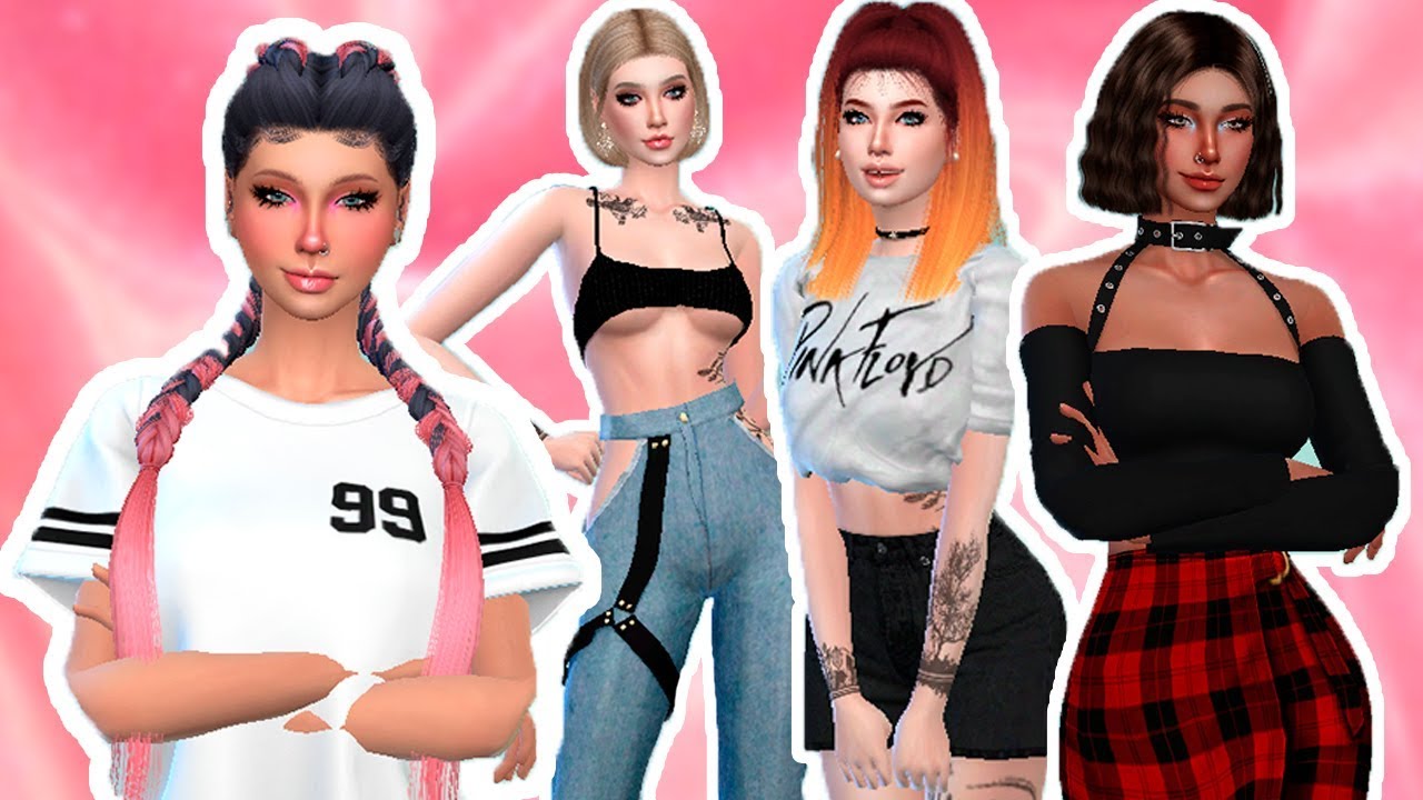 PACK TUMBLR FEMININO VARIADO THE SIMS 4 #VEDA4