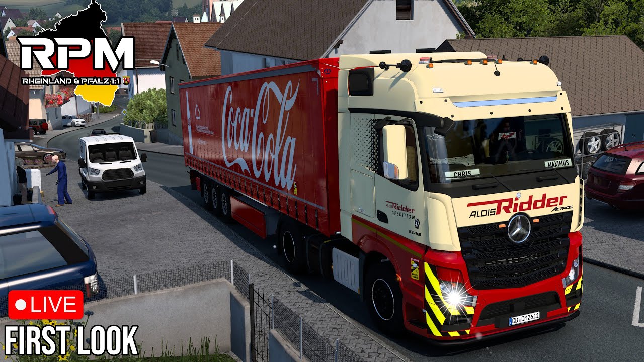 ETS2 1.53 I RPM - Rheinland & Pfalz 1:1 Map 😍 First Look ᐅ Best MAP 2025