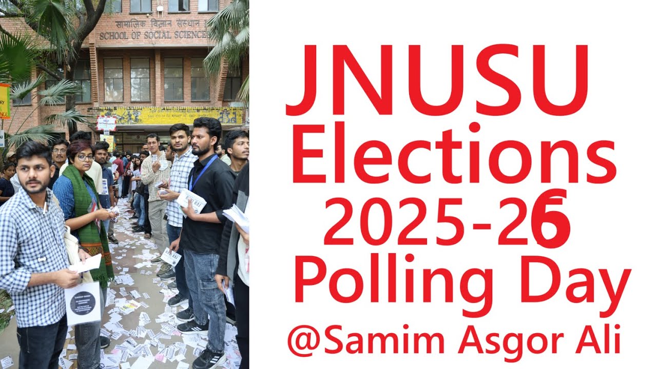 JNUSU Elections 2025-26 | Polling Day Post-lunch Session | 04 Nov 2025