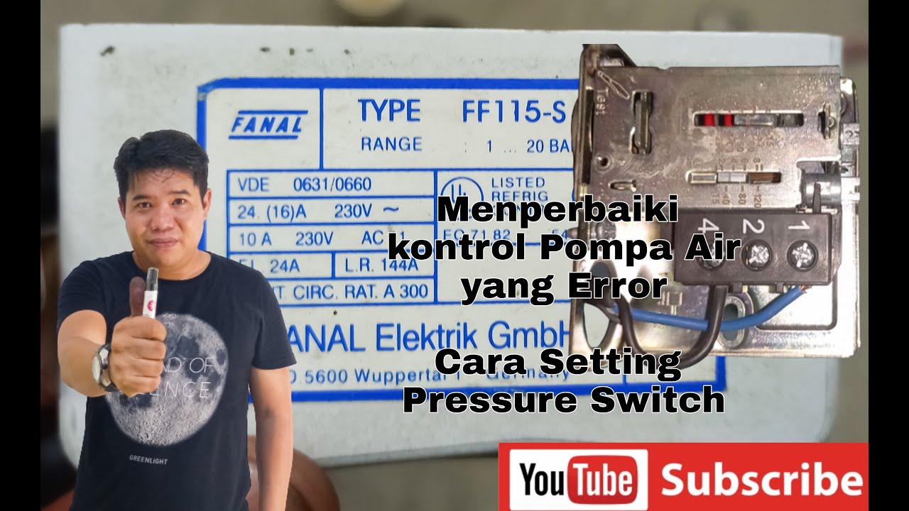 Mengatasi Kontrol Motor Pompa Error Menggunakan pressure switch