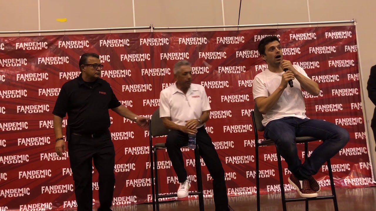 Sebastian Stan Fandemic Tour Houston Panel 8 9 18