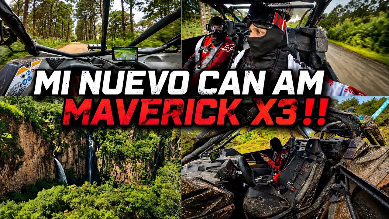 RUTA EN MI NUEVO CAN AM MAVERICK X3 | JUAN HERNANDEZ 🍀