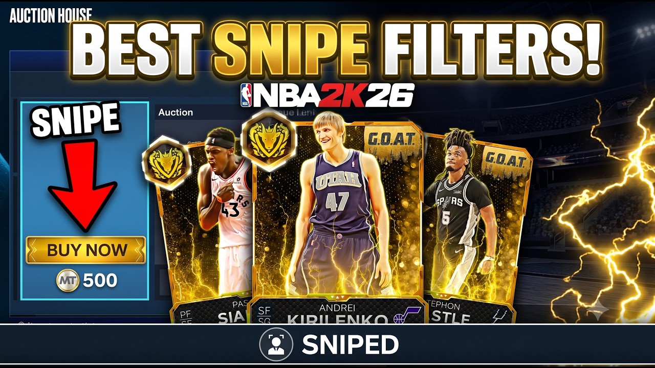 BEST NBA 2k26 Snipe Filters to make MILLIONS of MT in MyTeam!
