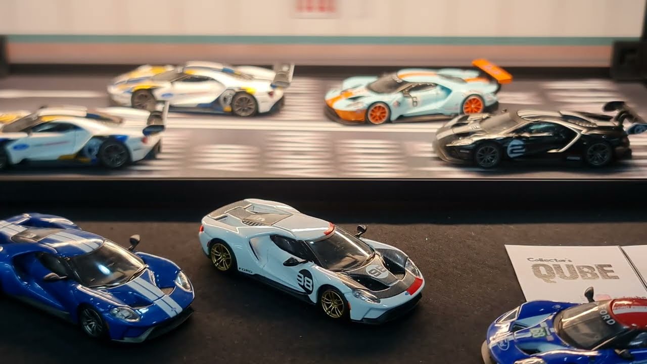FirstLook Mini GT Ford GT 2021 Heritage Edition and Ford GT Mk II 2019 Pebble Beach