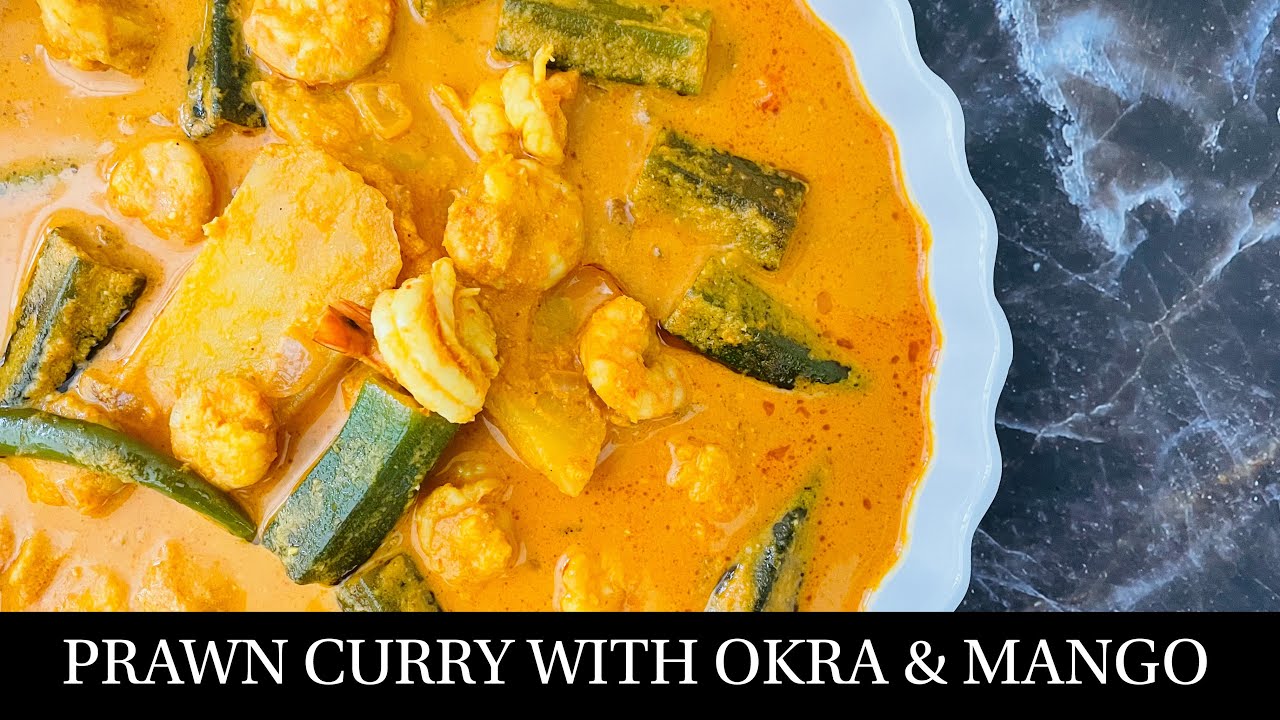 Goan Prawn Curry Recipe | Goan Prawn Curry With Okra & Raw Mango Recipe | Goan Recipes - By Natasha