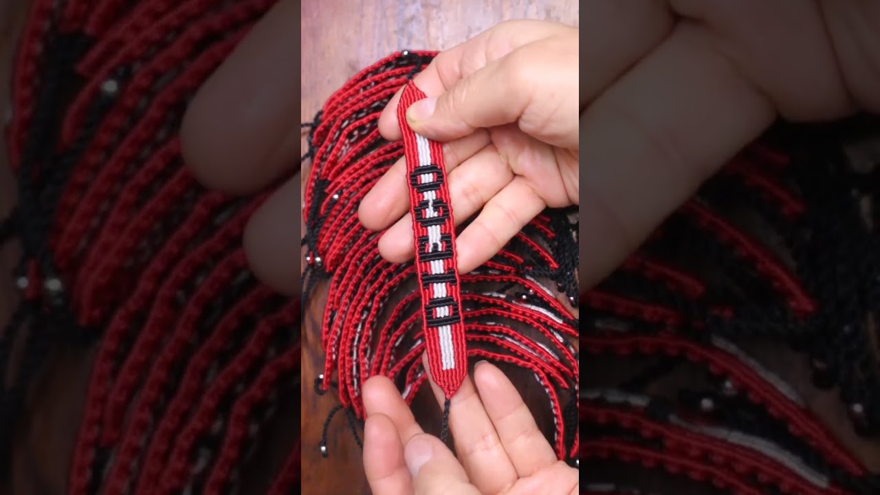 Pulsera con nombre alusivo a Per&uacute; 🇵🇪📿.   #pulsera #pulserasdehilo #pulseraspersonalizadas