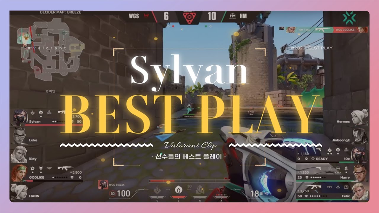 실반 l 팀이 위기때마다 해주는 실반(Sylvan)의 에이스!! l Valorant Best Clip