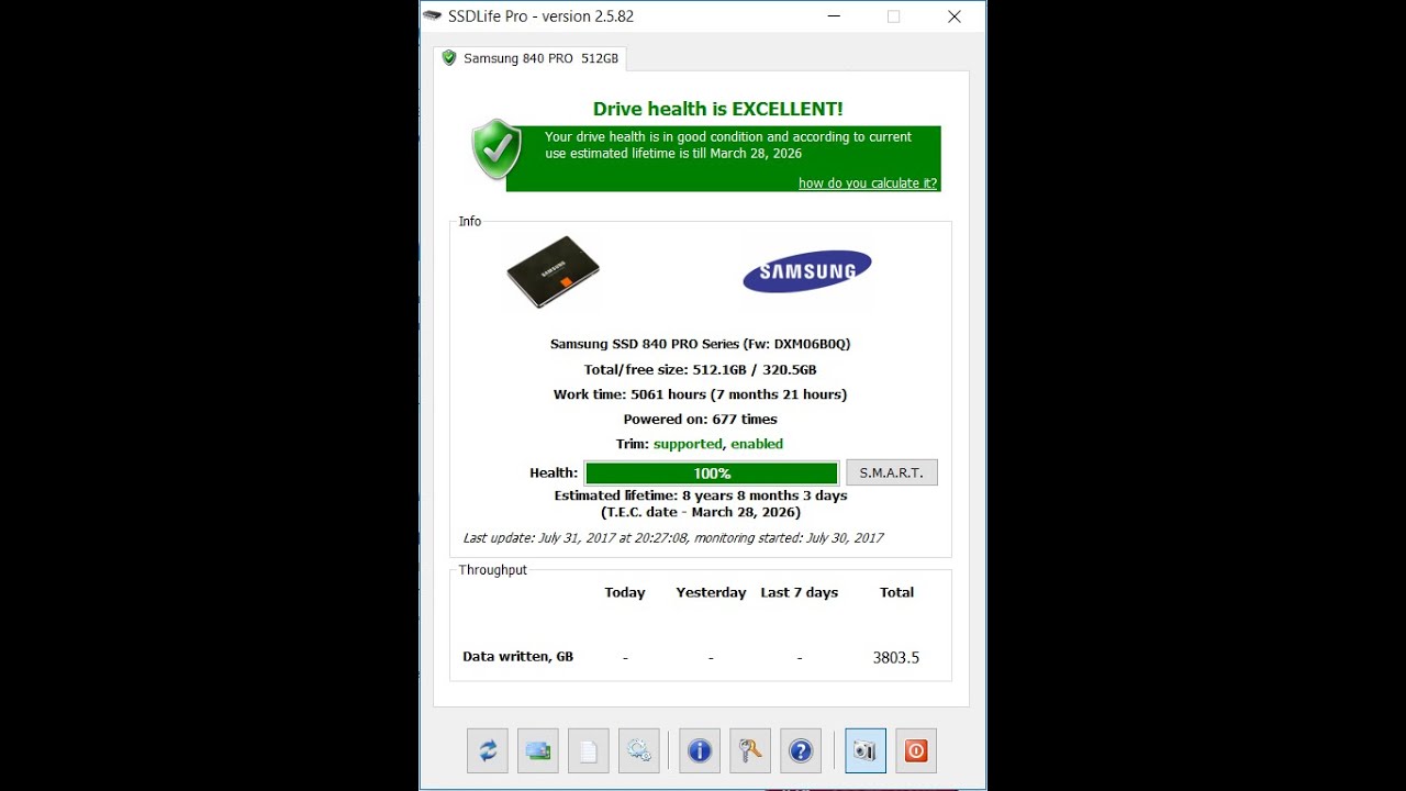 SSDlife , Verifică Ssd-ul !