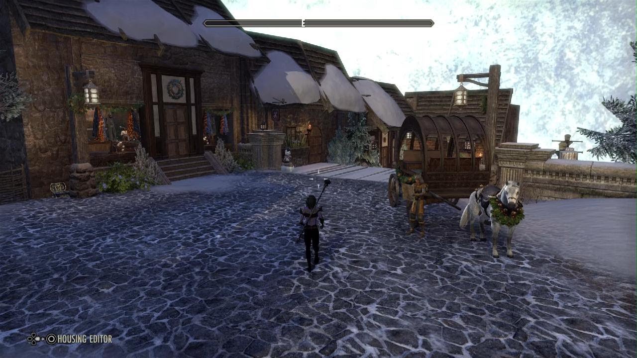 ESO Enchanted Snowglobe Christmas House