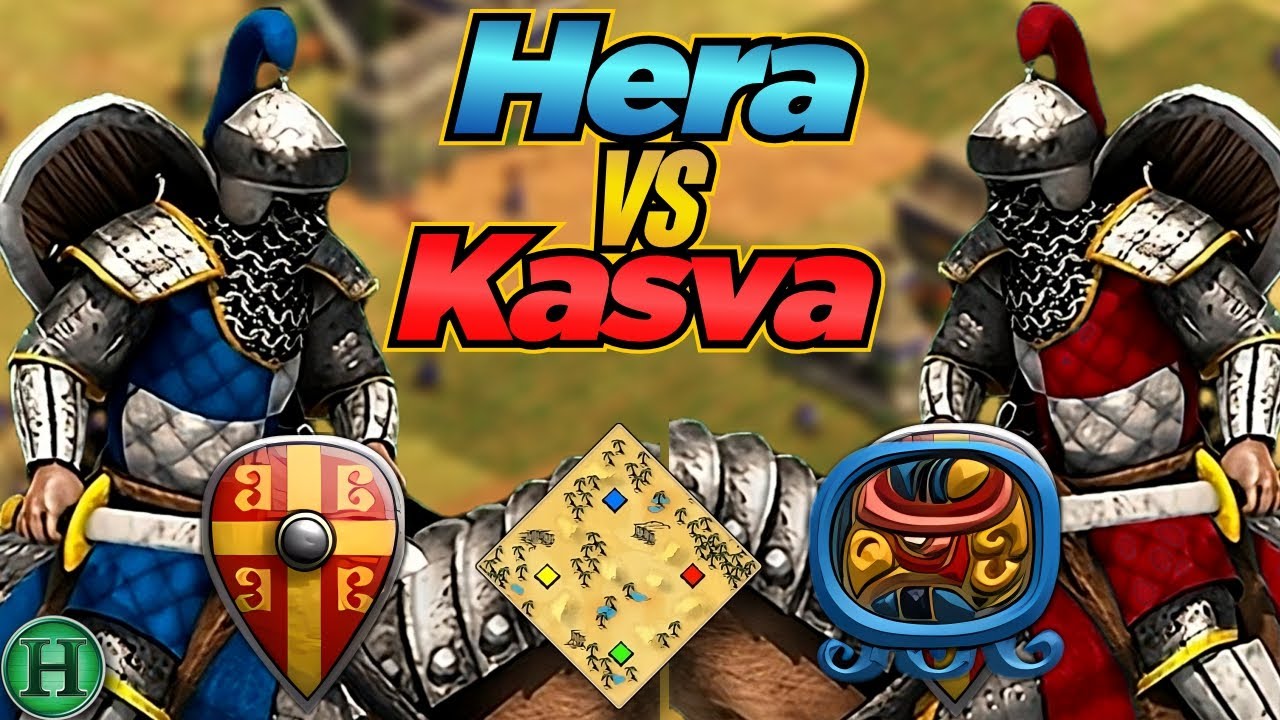 Byzantines vs Byzantines | 1v1 Arabia | vs Kasva | AoE2