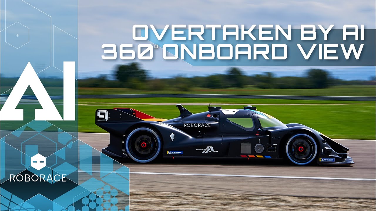 360&deg; Onboard AUTONOMOUS Overtaking | Roborace
