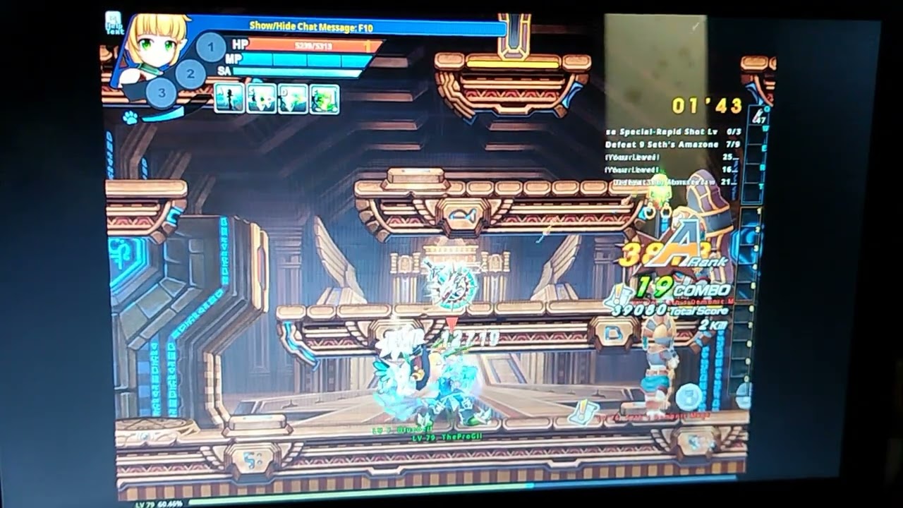 Grand Chase Lire Seth's Pyramid Full map SS Rank