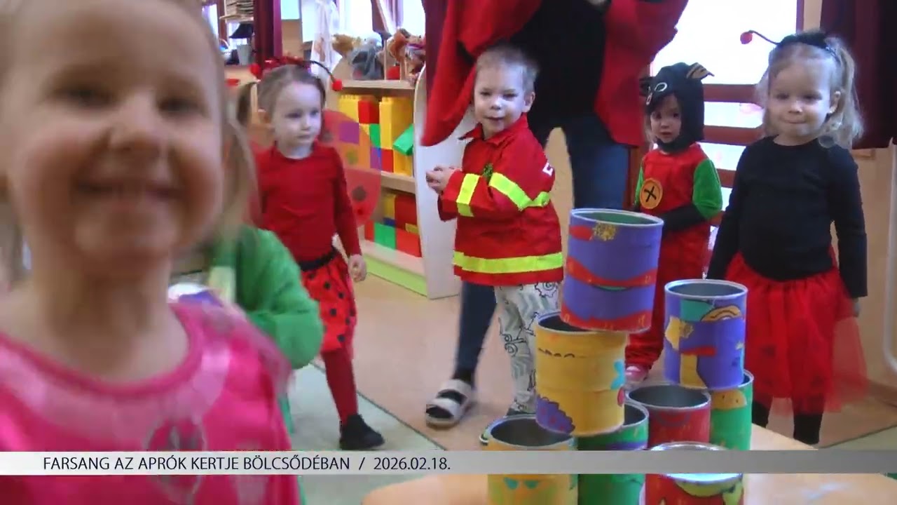 Farsang az Aprók Kertje Bölcsődében (2026.02.18)