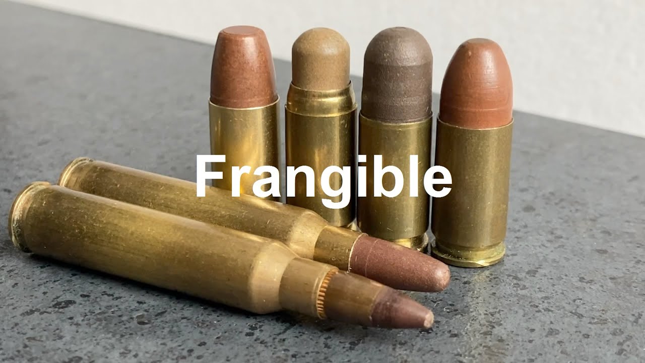 9x19 Frangible - разрушающиеся (хрупкие) боеприпасы (RUAG, Fiocchi) для полицейских тренингов