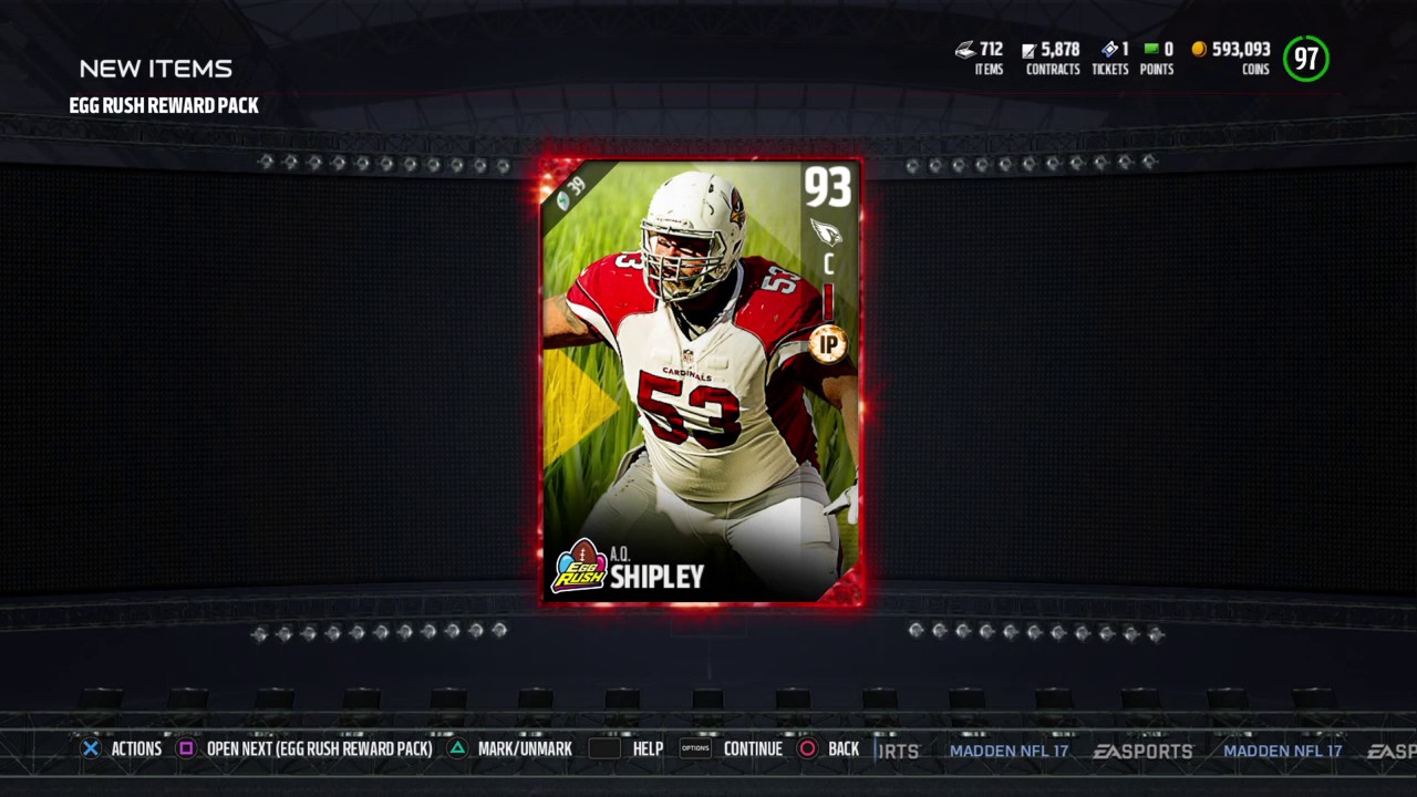 Madden Ultimate Team 17 Easter Reward Pack Opening! Pulled a 97 OVR!