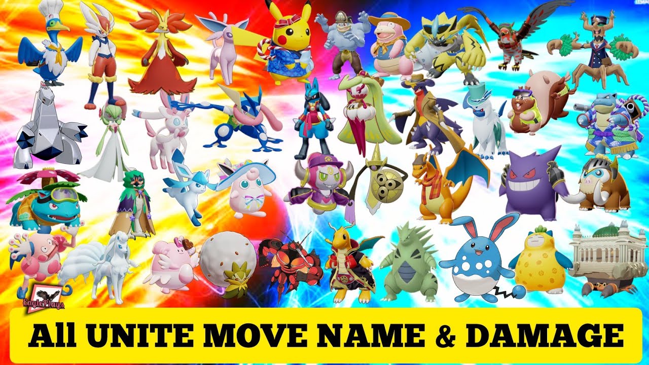 Anniversary Special - Unite Move Name & Damage / 5k special 🎉😍