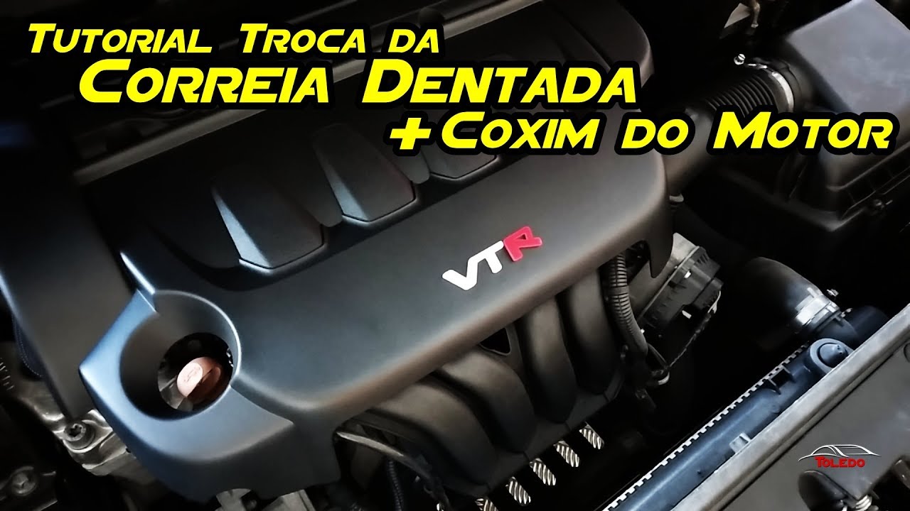 Tutorial Troca Correia Dentada + Coxim do Motor - Citroen C4 2.0