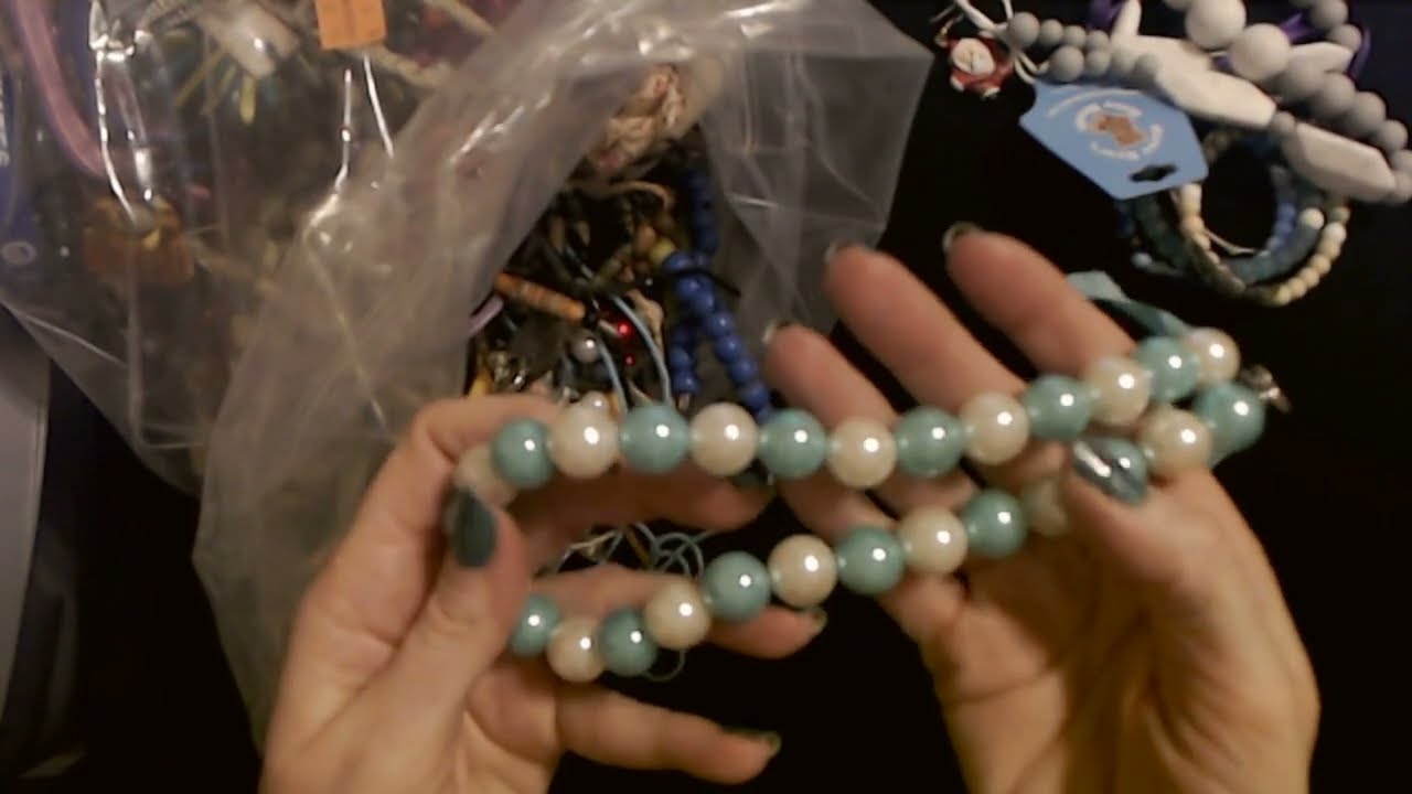 ASMR | Goodwill Jewelry Bag Show & Tell 12-10-2022 (Whisper)