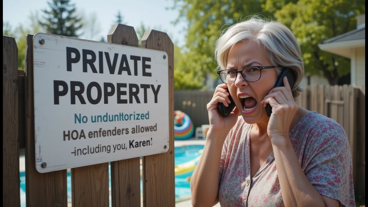 HOA Stories: Karen Declared My Private Pool ‘Community Property’—Then Called 911 on Me!