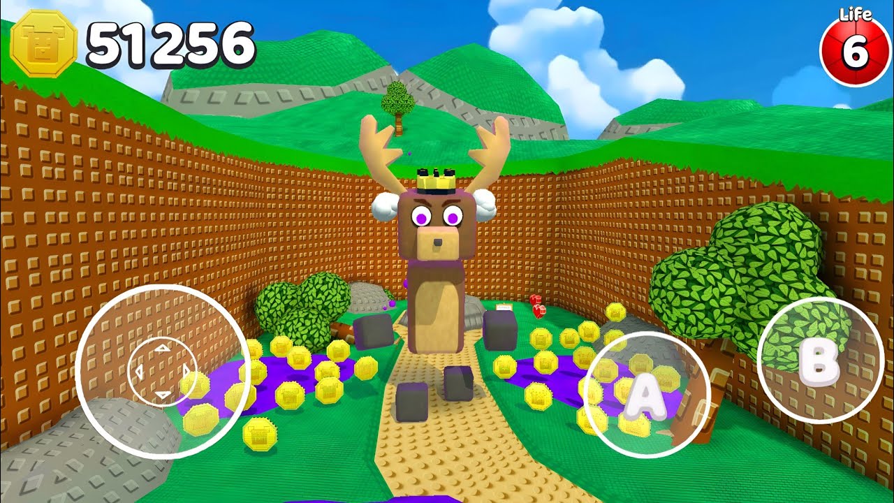 King Reindeer in Secret Places - Super Bear Adventure Gameplay Walkthrough 