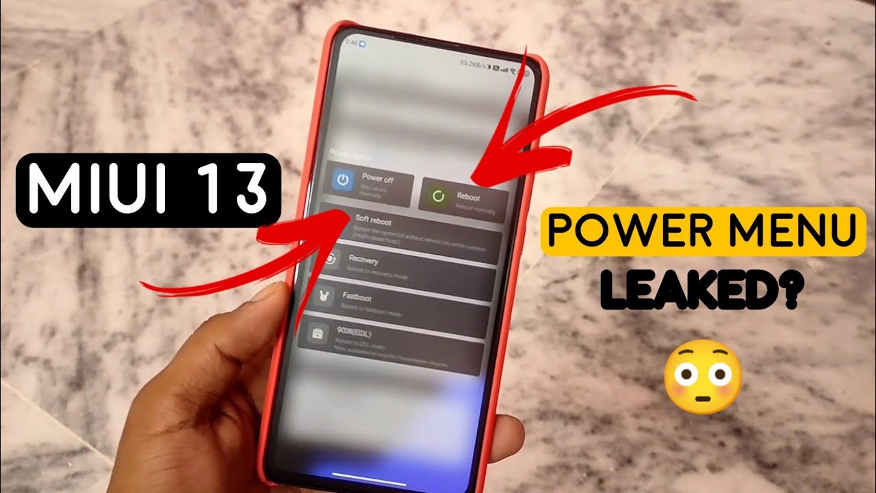 Activate New Power Menu for Your Android Phones | Redmi K20 Pro MIUI 13 Power Menu Enabled (ROOT)