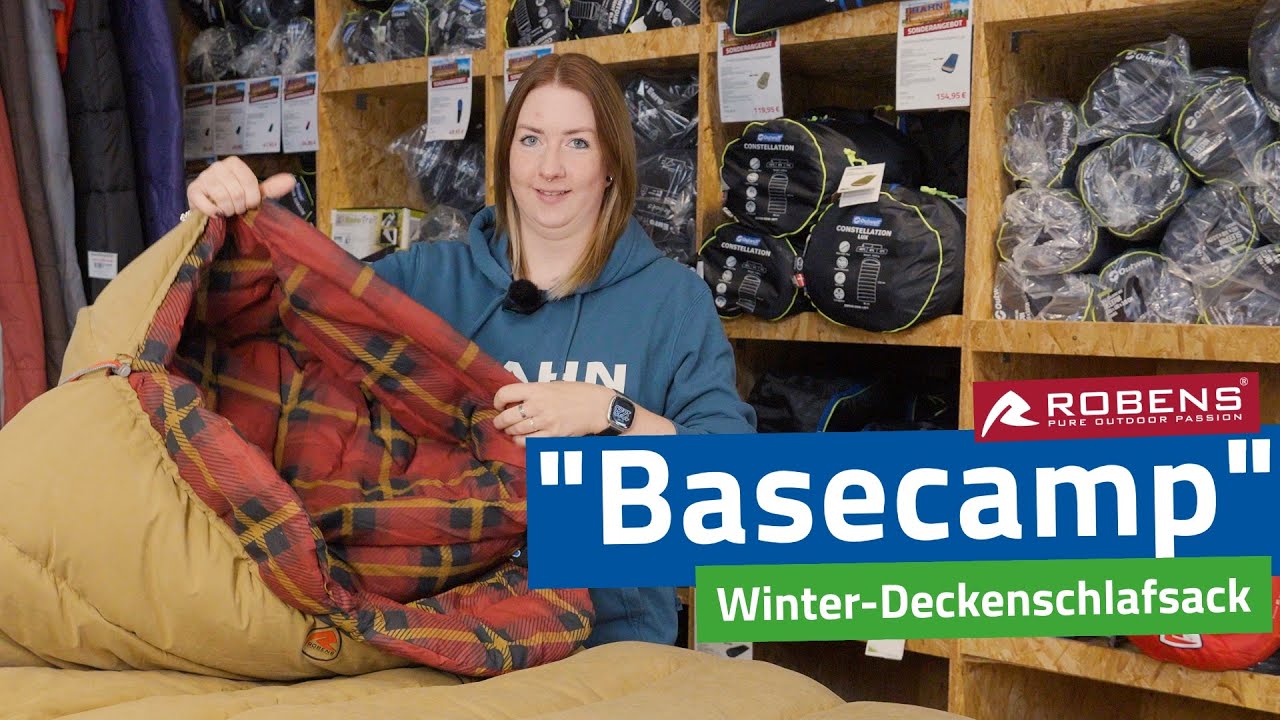 Robens Basecamp Deckenschlafsack | Camping & Vanlife Schlafsack mit Deckenfunktion - Vorstellung