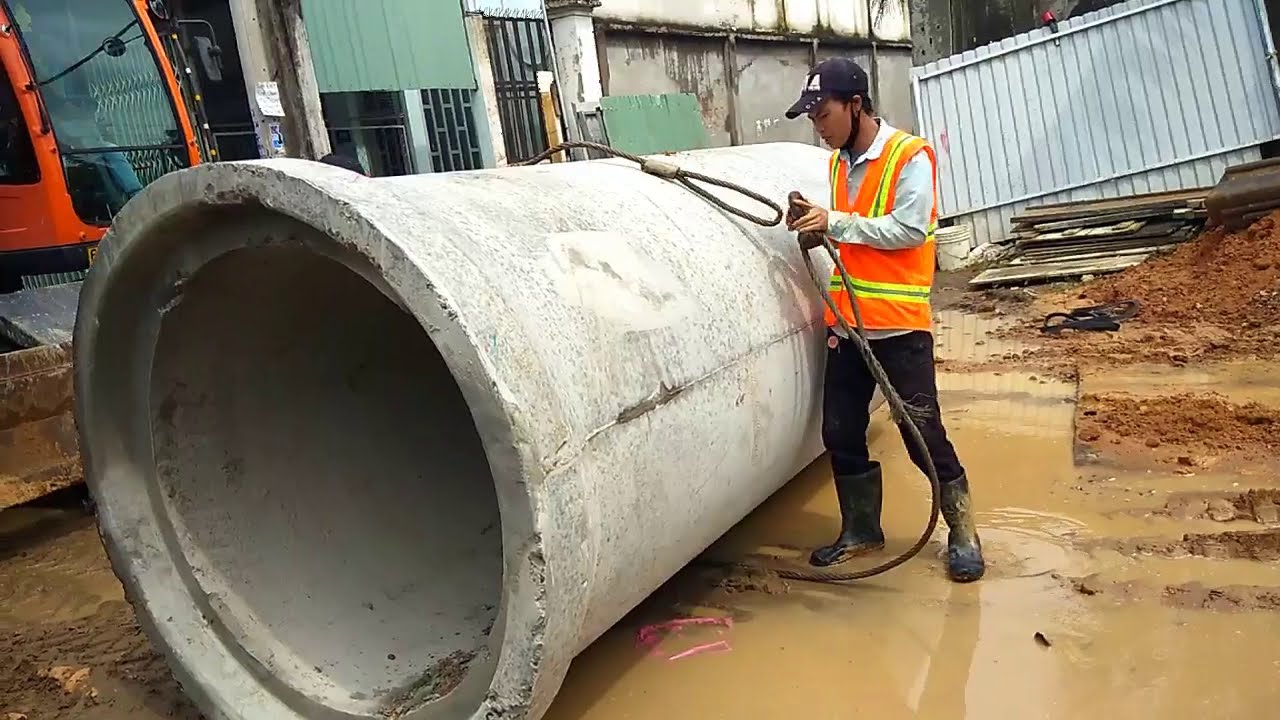 Cận cảnh kỹ thuật lắp đặt Cống thoát nước , Tập 8 | Pan B tiến Dũng