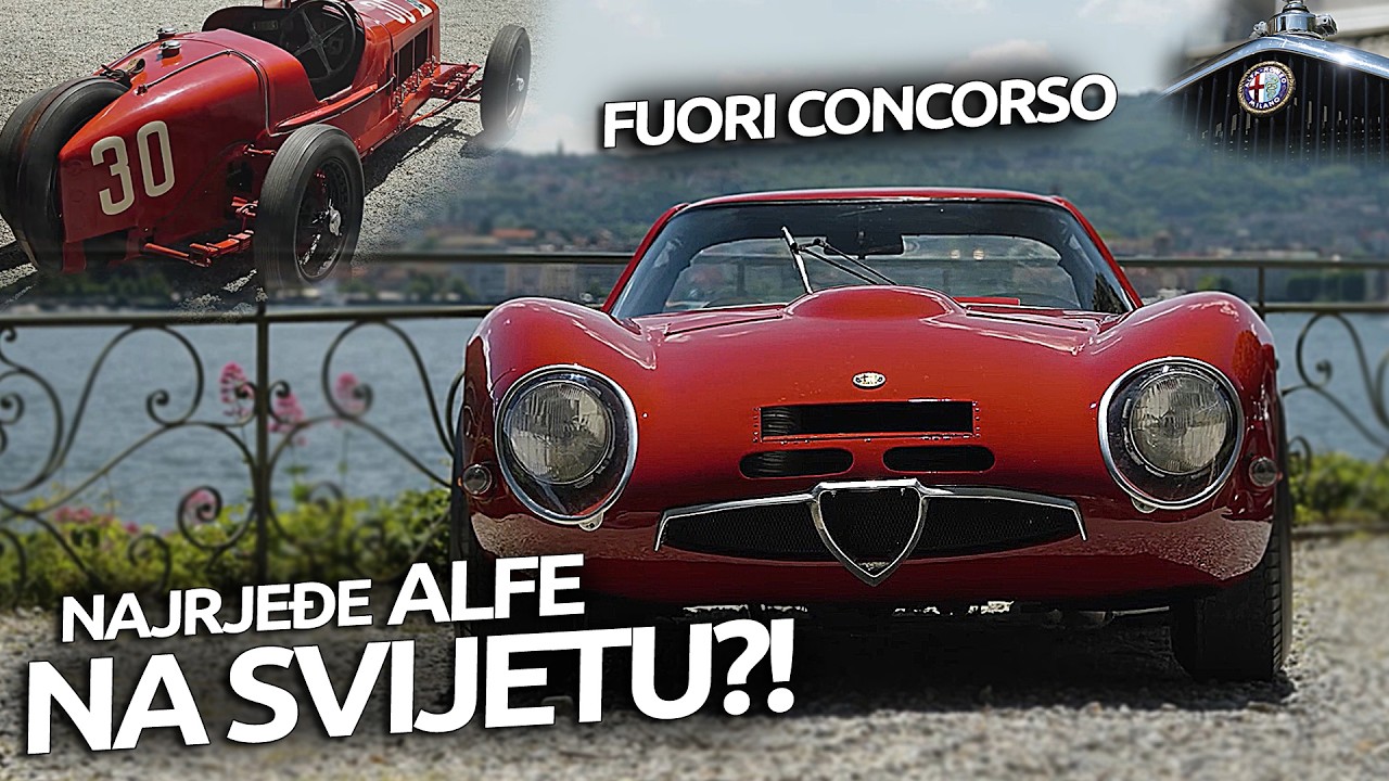 NAJRJEĐE Alfe Romeo na svijetu?! - Fuori Concorso na jezeru Como