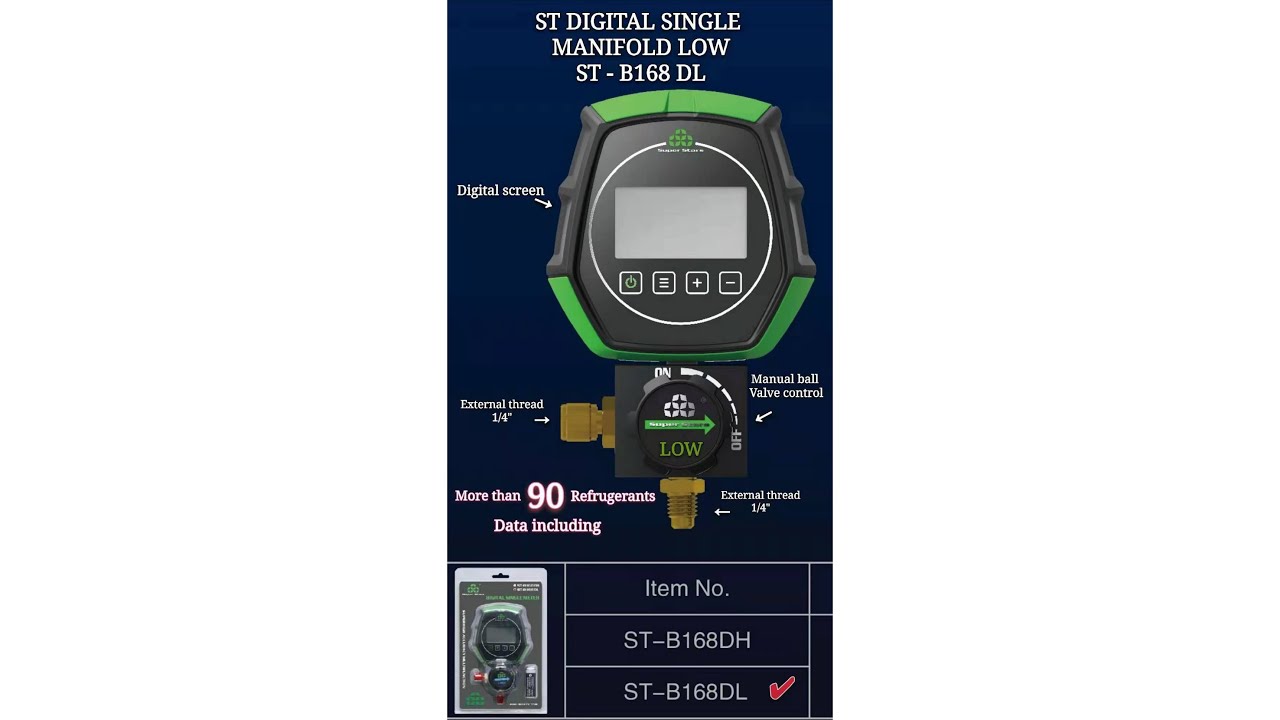 ST Digital Single Manifold Low ST-B168 DL