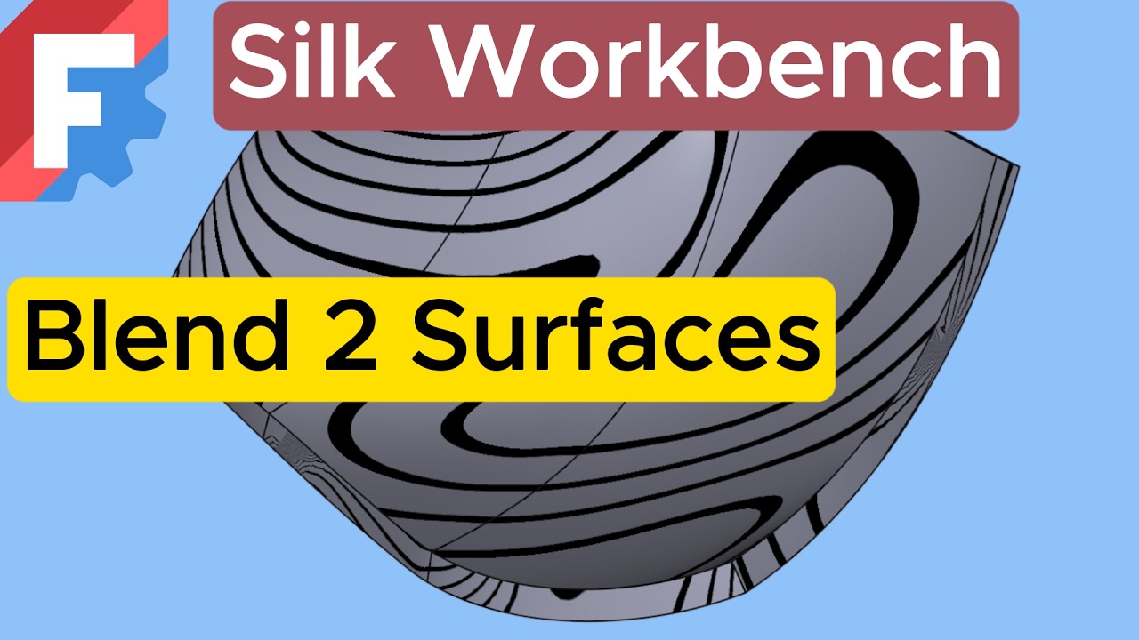 Учебное пособие по FreeCAD Silk Workbench | Слияние двух поверхностей с высокой степенью непрерыв...