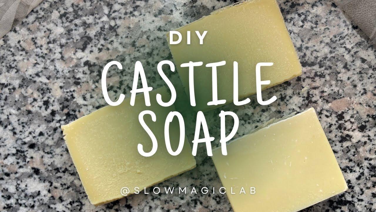 🧼 Tutorial Facile Sapone di Castiglia  - 100% olio d'oliva - DIY cold process soap