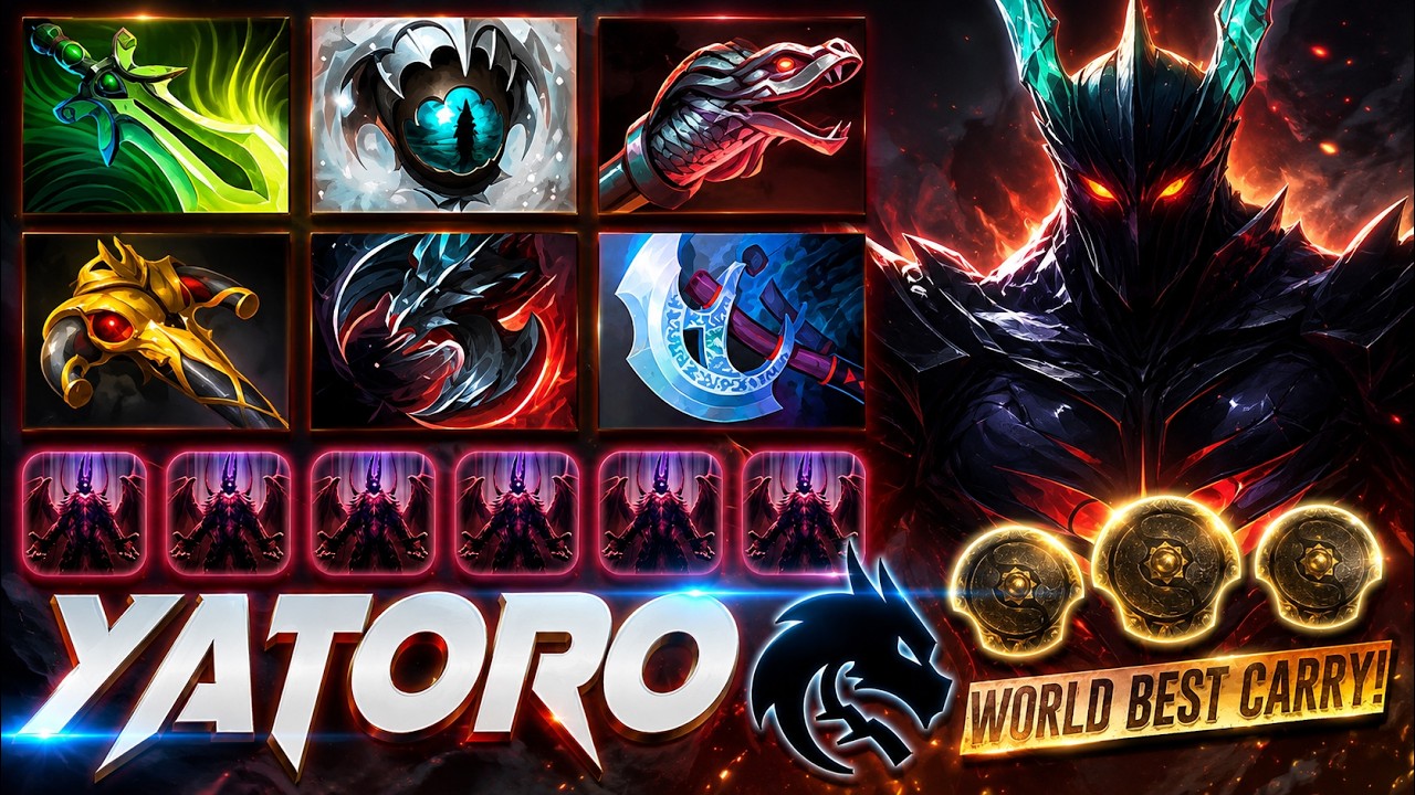 Yatoro Terrorblade - TI World Best Carry - Dota 2 Pro Gameplay [Watch & Learn]