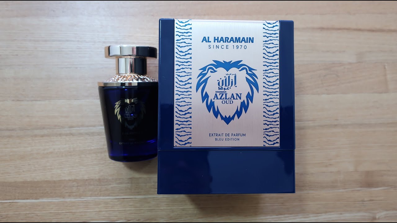 OMG! Al Haramain Azlan Oud Bleu Edition Unboxing & First Sniff Citrus Spice Aromatic Licorice Woods