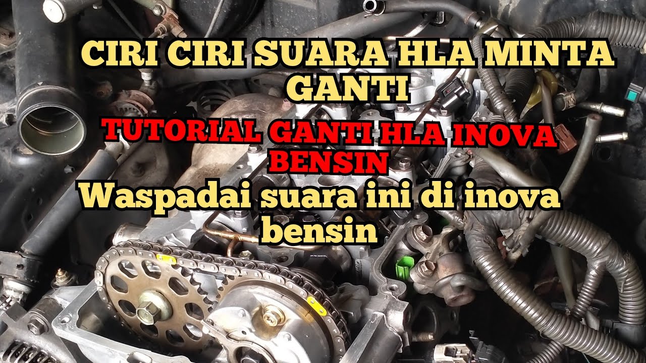 Inova Bensin HLA (adjuster valve) Ciri Ciri Minta Ganti Suara kasar #toyota