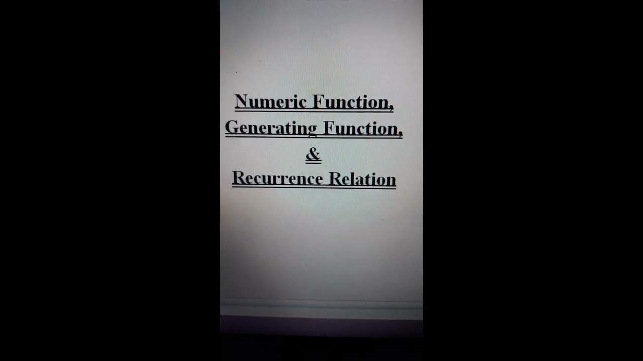 Discrete Numeric Function