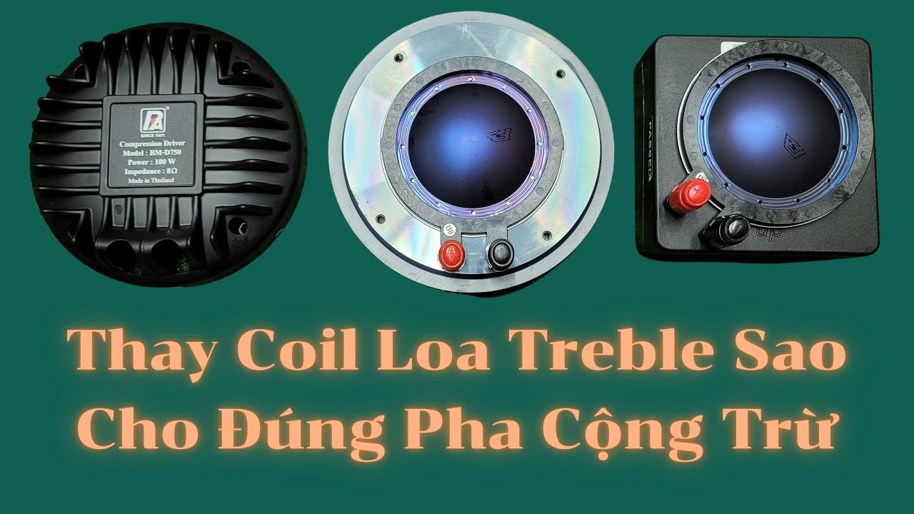 Thay Coil Loa Treble Tưởng Dễ, Nhưng Không Dễ Đâu Các Bác 30/11/2022