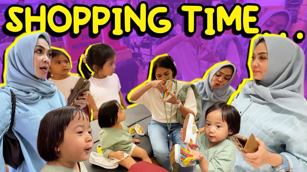 SHOPPING TIME !! SEHARIAN MAMA RIETA AJAK ANAK DAN CUCU SHOPPING DI MALL @CacaTengkerChannel