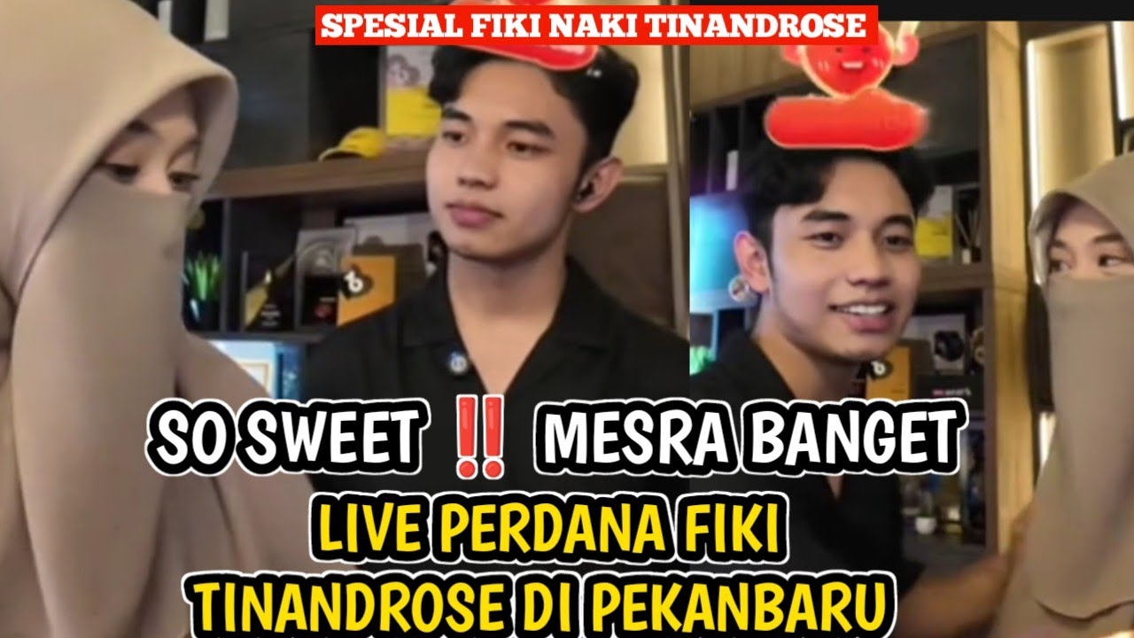 NEWS ‼️ Live perdana Fiki Naki Tinandrose di Pekanbaru, terlihat Fiki sayang banget sama istrinya 