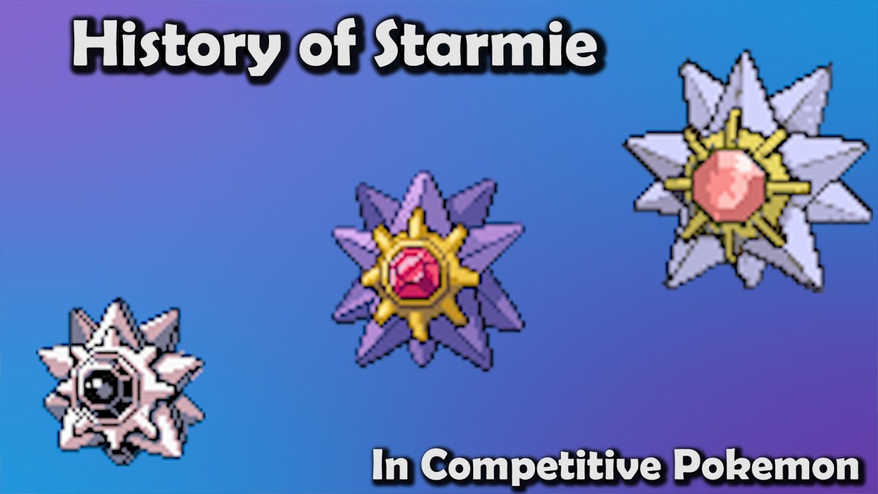 TOP Tier EVERY Generation?! - History Of Starmie in Competitive Pokemon (Gens 1-6)