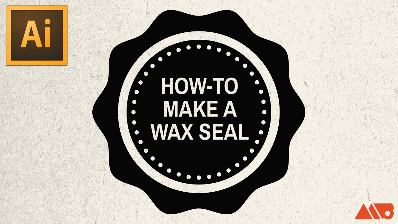 Adobe Illustrator Tutorial: How-to Make a Wax Seal / Badge