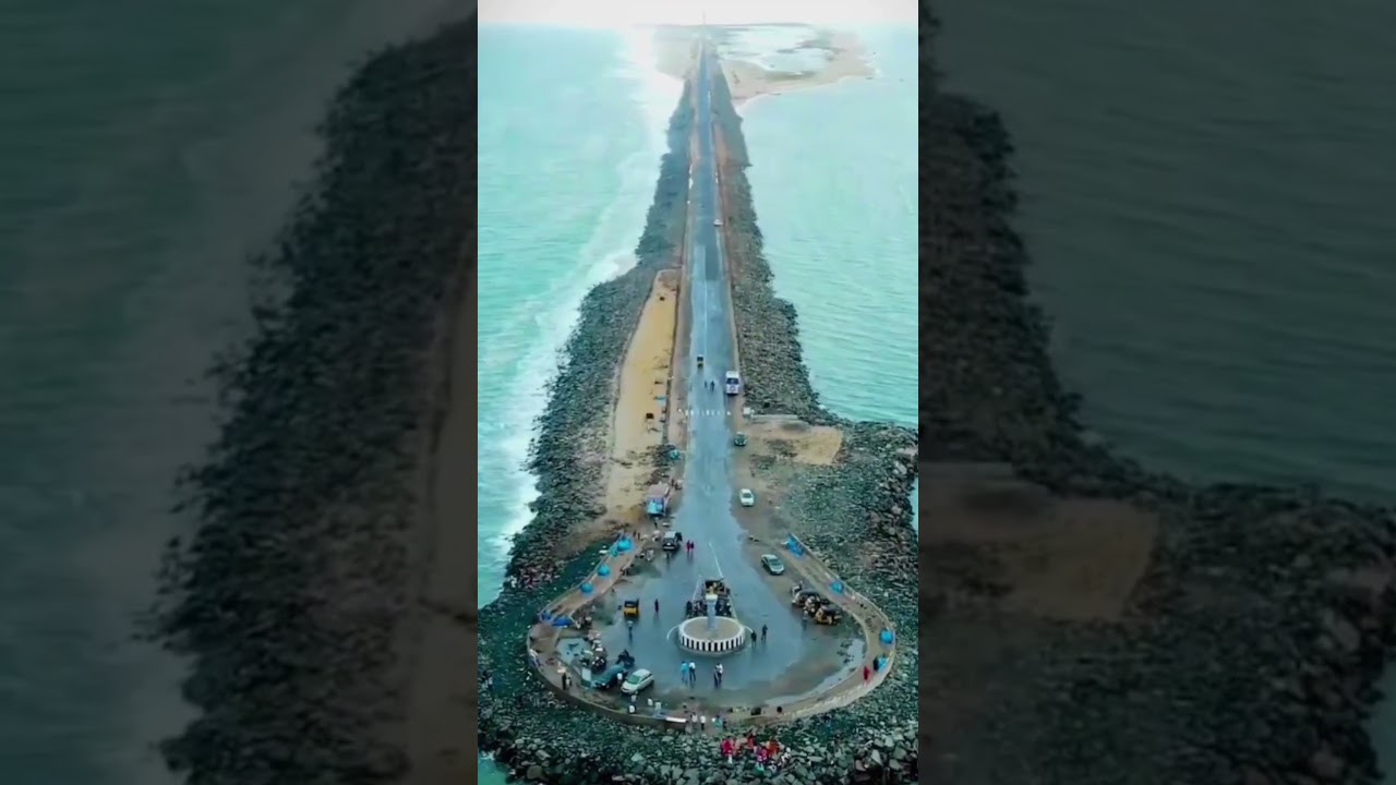आज भी मौजूद है भगवान राम का रामसेतु पुल | Ram Setu Bridge #shorts