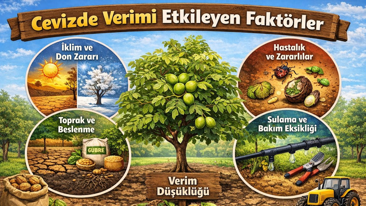 Cevizde Verimi Etkileyen Faktörler