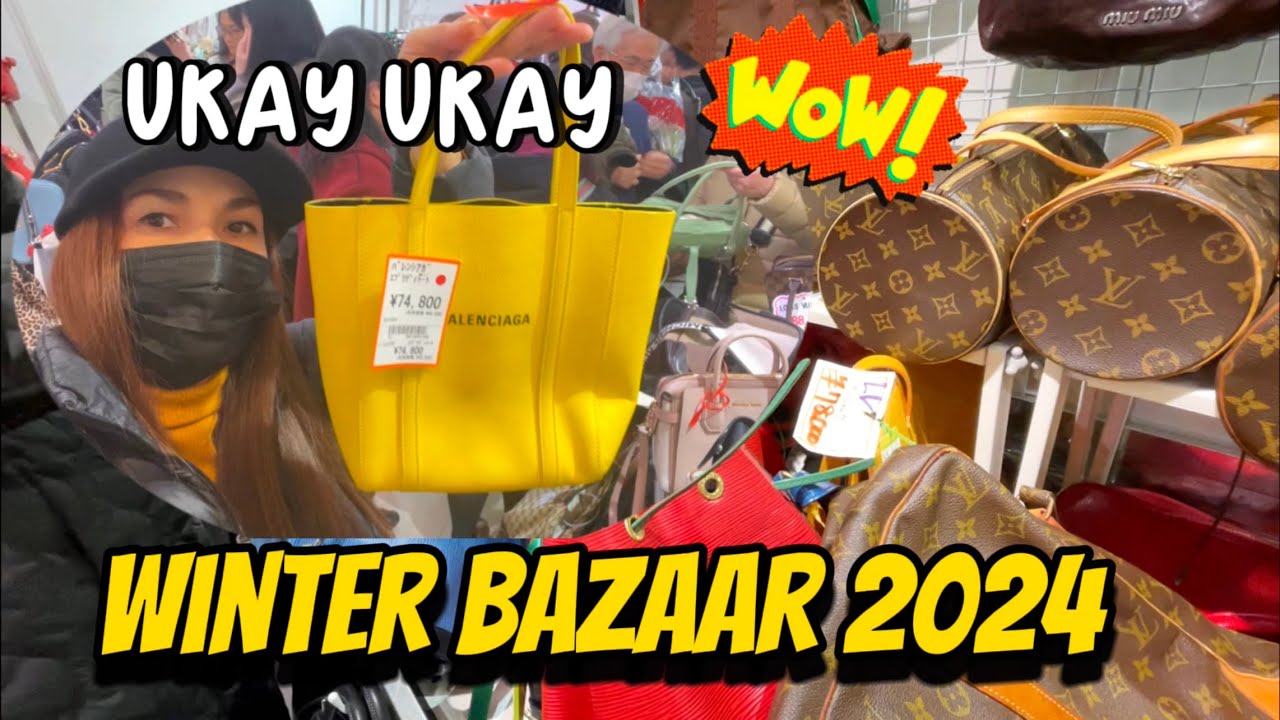 OSAKA WINTER LUXURY BRANDED BAGS BAZAAR 2024 # prelovedjapan