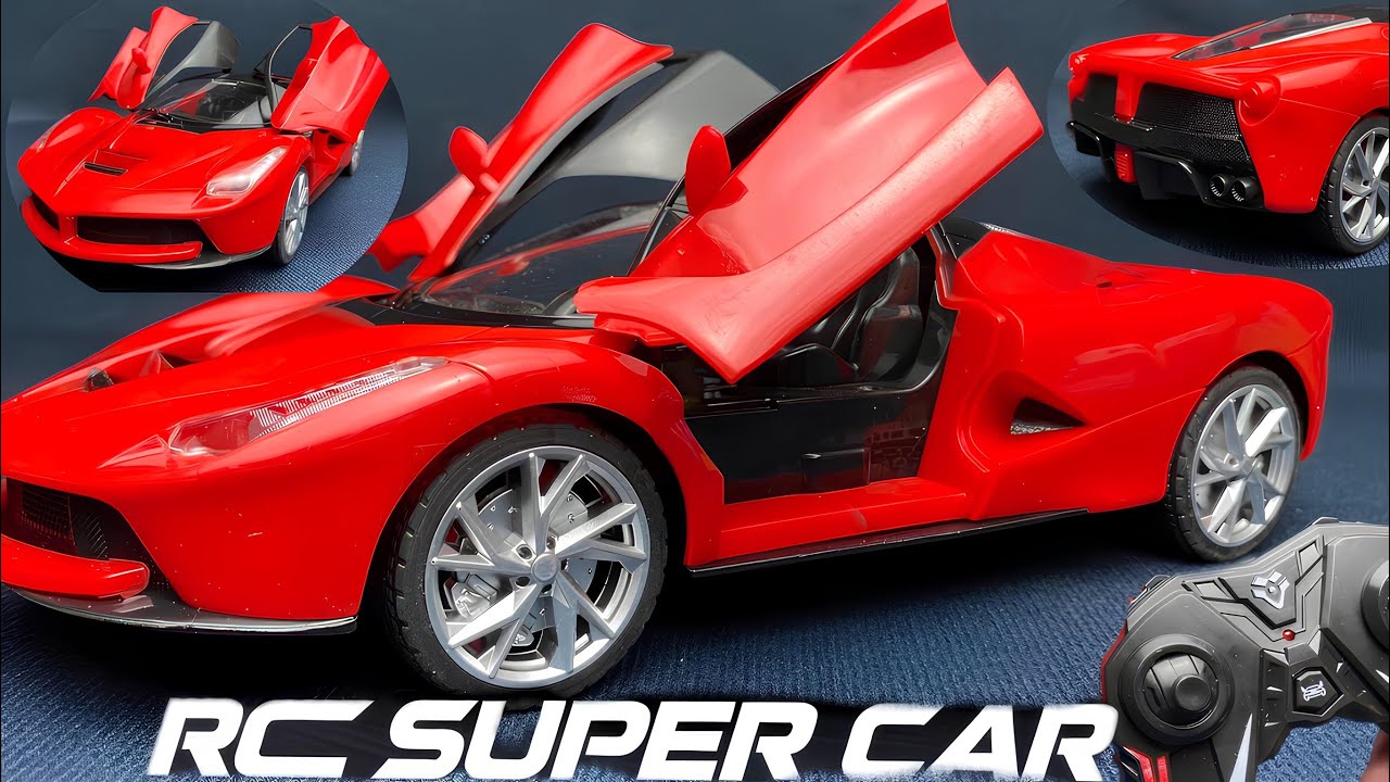Lamborghini-Style RC Car Unboxing & Review &ndash; Gullwing Doors & High Speed