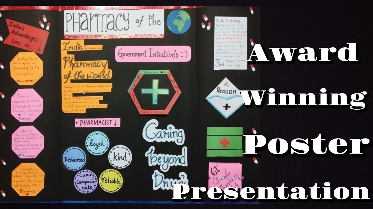 Poster presentation of pharmacy week
