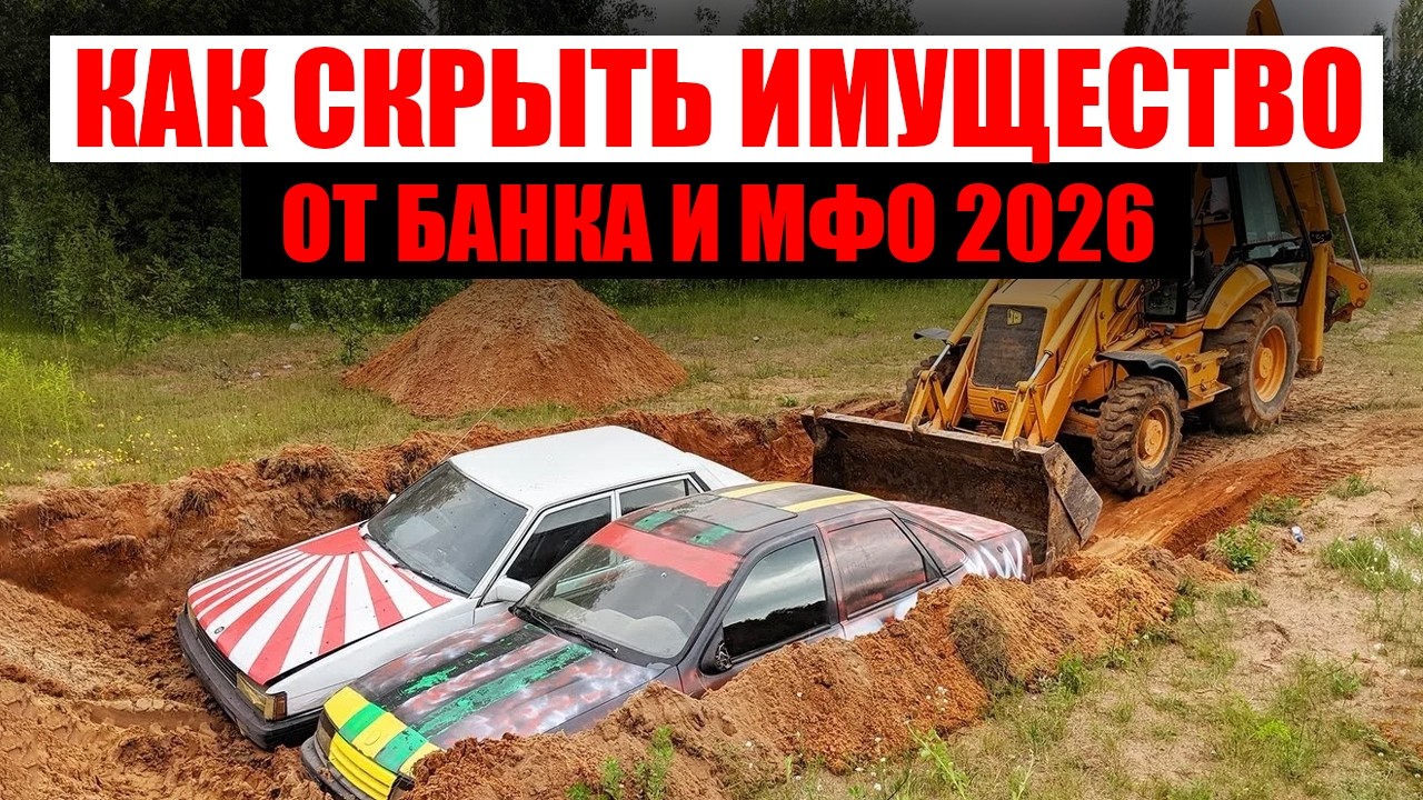 Как скрыть имущество от банка и МФО чтобы потом не забрали