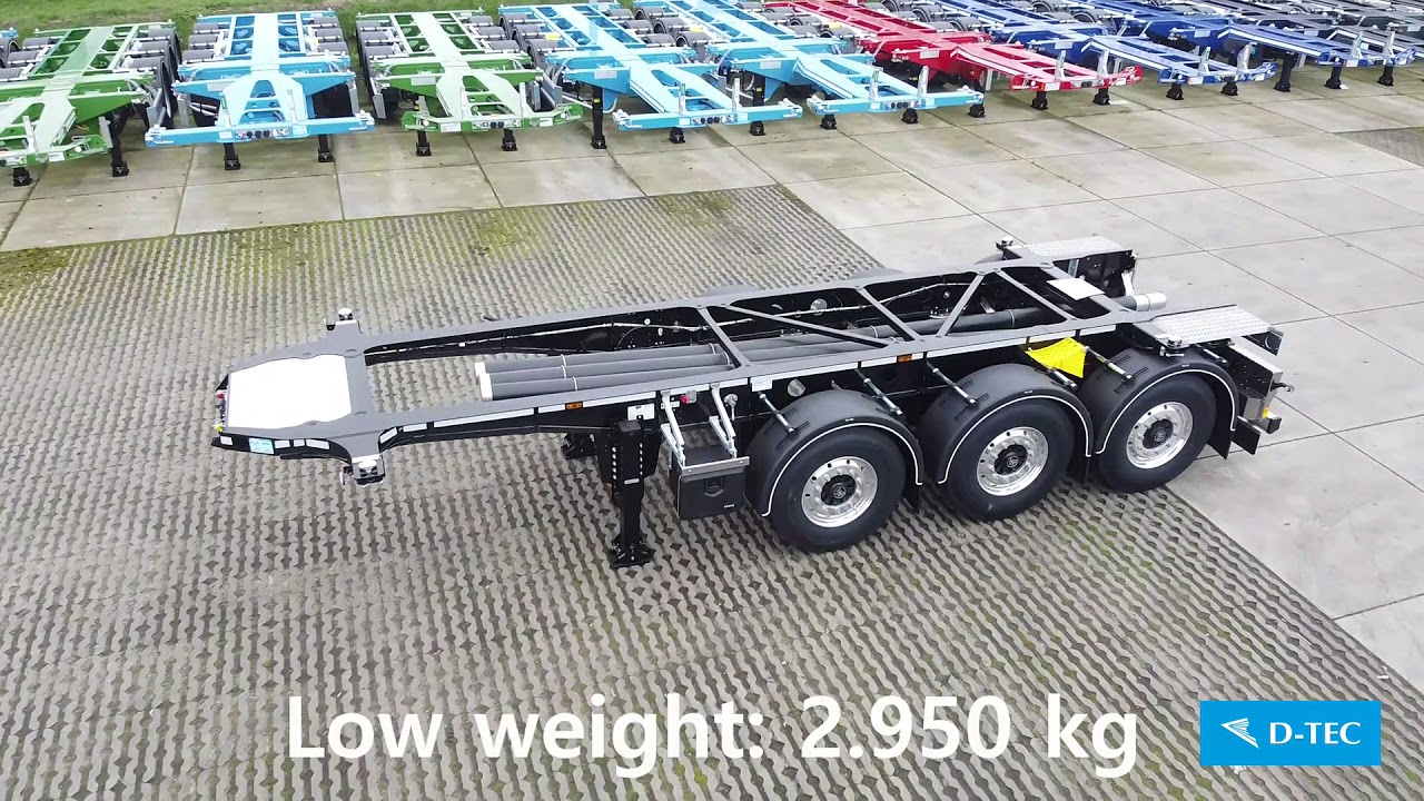 D-TEC 20 ft tank container chassis